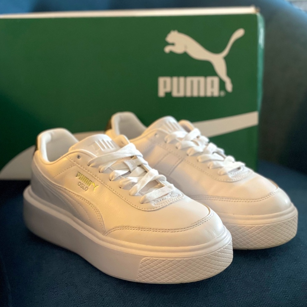 Puma Platform Oslo Maja Sneakers - 7.5 Women’s - White/Black